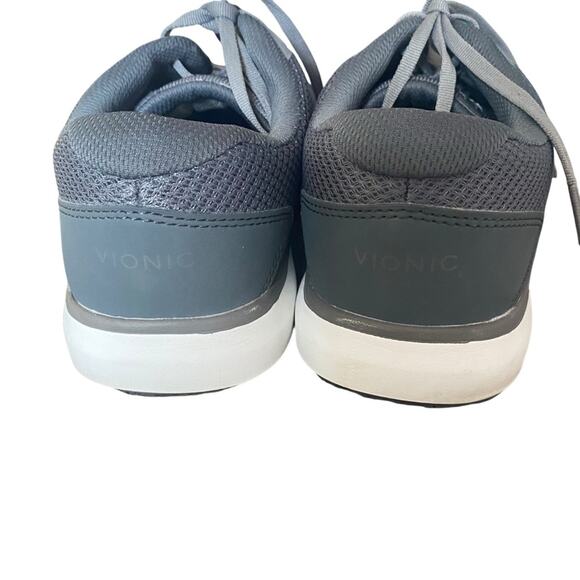 Vionic Landon Mens Grey Gray Professional Sneaker size 10 - Picture 8 of 11